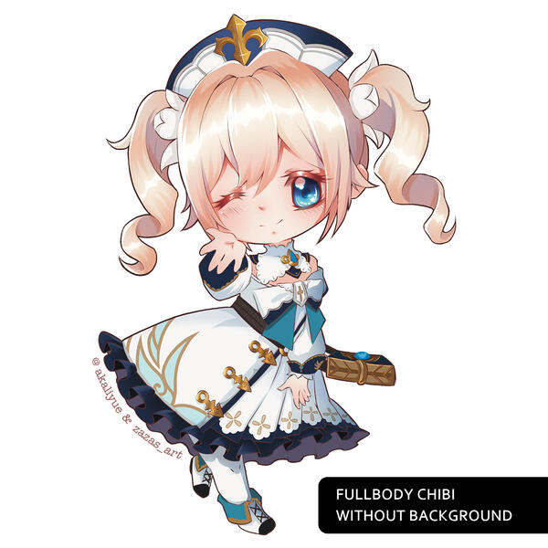 3 Head chibi no Background